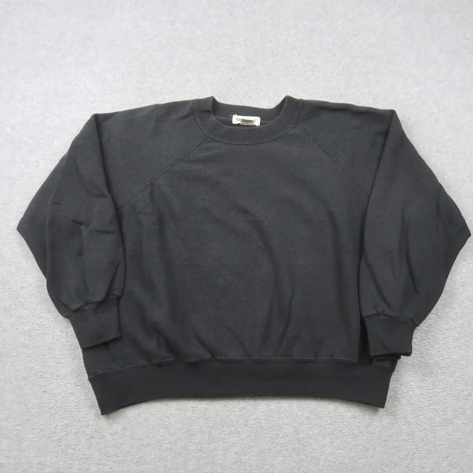 Vintage 90s Gap Sport Sweatshirt Mens XL Black Raglan Crewneck Made in USA
