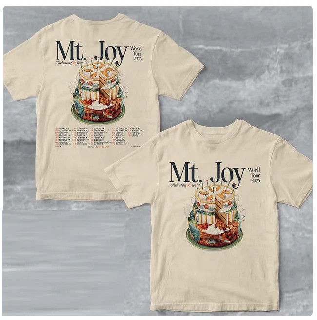Mt Joy Celebrating 10 Years World Tour 2026 North America T-Shirt