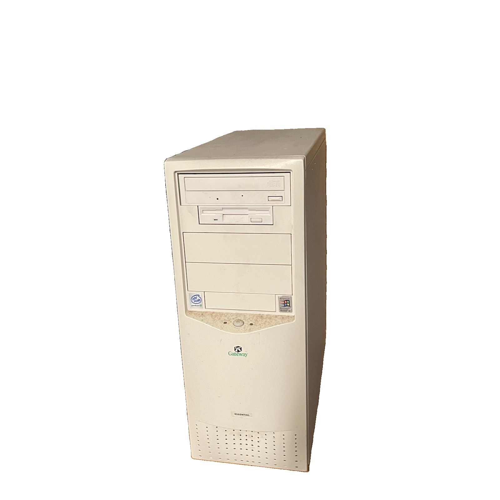 Vintage Gateway Essential 450 PC Computer PIIl 450MHz 160MB Win98 Tower Read Des Vintage Gateway Essential 450 PC Computer PIIl 450MHz 160MB Win98 Tower Read Des