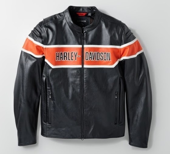 Men's Motorbike Harley-Davidson Trenton Leather Motorbike Jacket