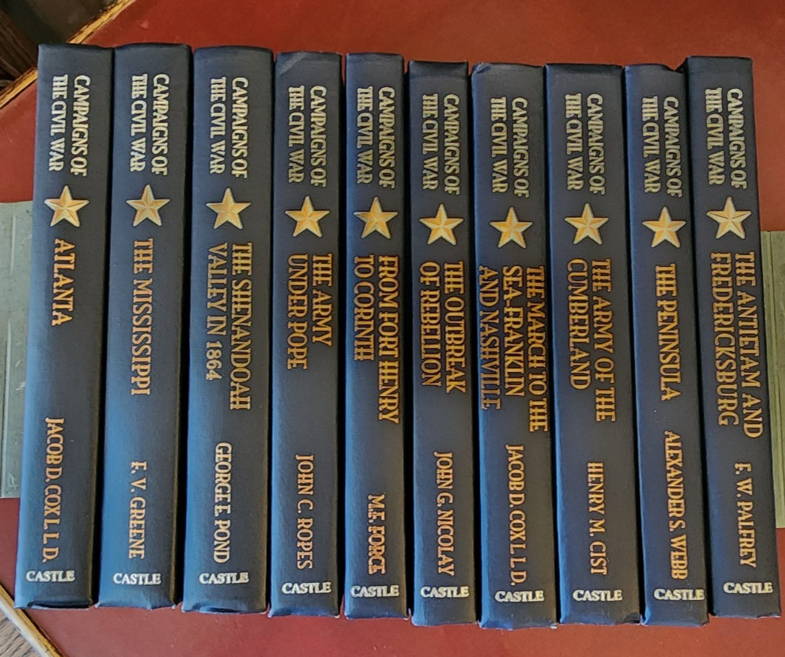 Campaigns of the Civil War Set, Castle, Military History 10 of 13 vol. AS NEW Campaigns of the Civil War Set, Castle, Military History 10 of 13 vol. AS NEW