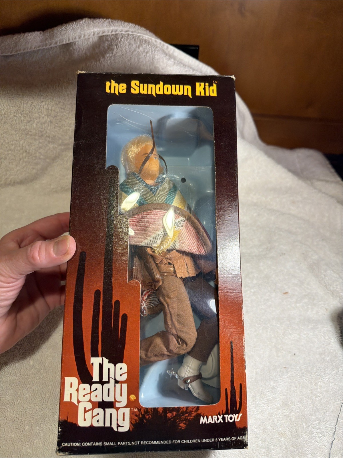 VINTAGE 1978 MARX TOYS SUNDOWN KID  THE READY GANG IN BOX NRFB