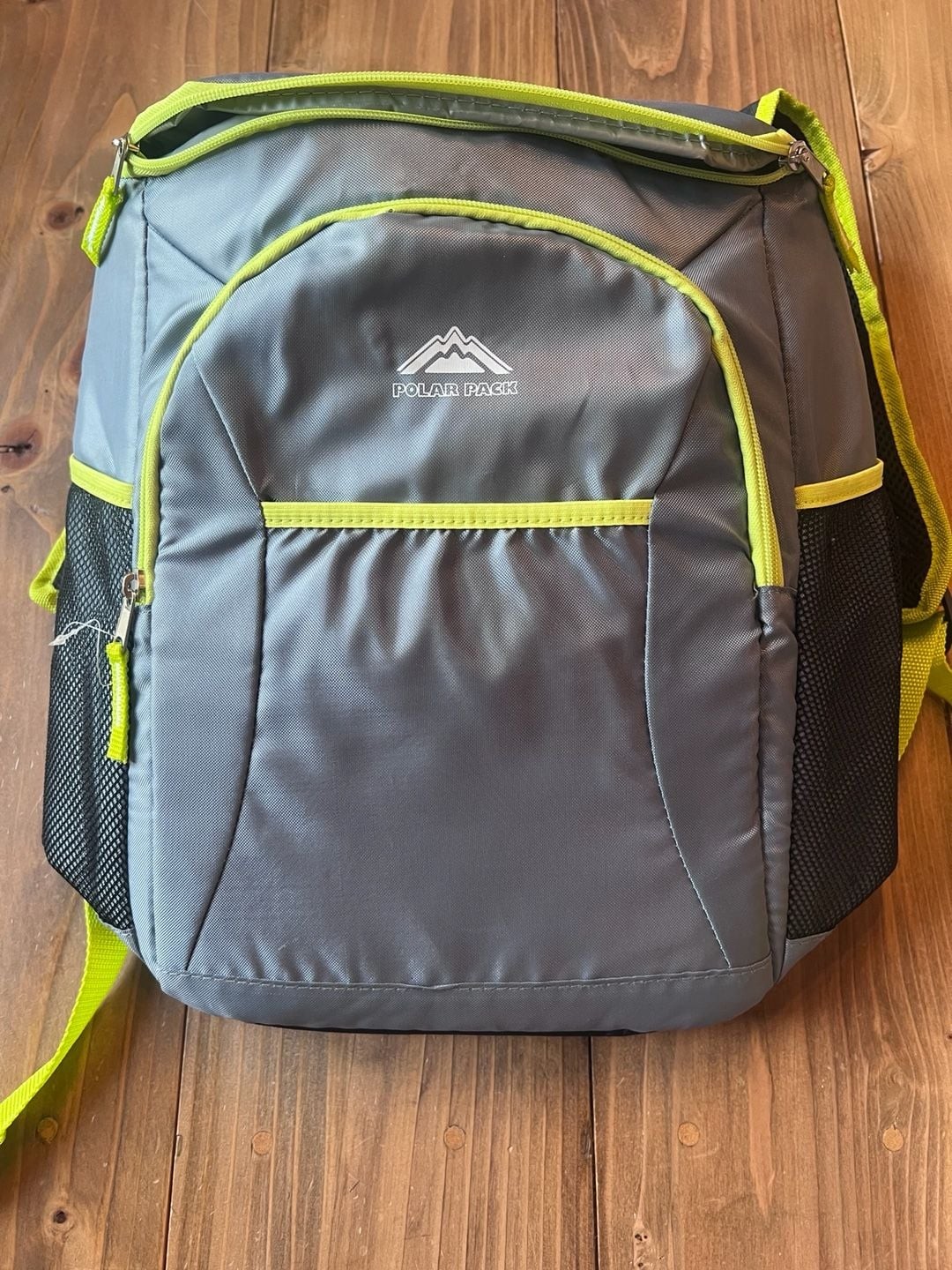 Polar Pack Grey and Lime Green Backpack Cooler NWOT Polar Pack Grey and Lime Green Backpack Cooler NWOT