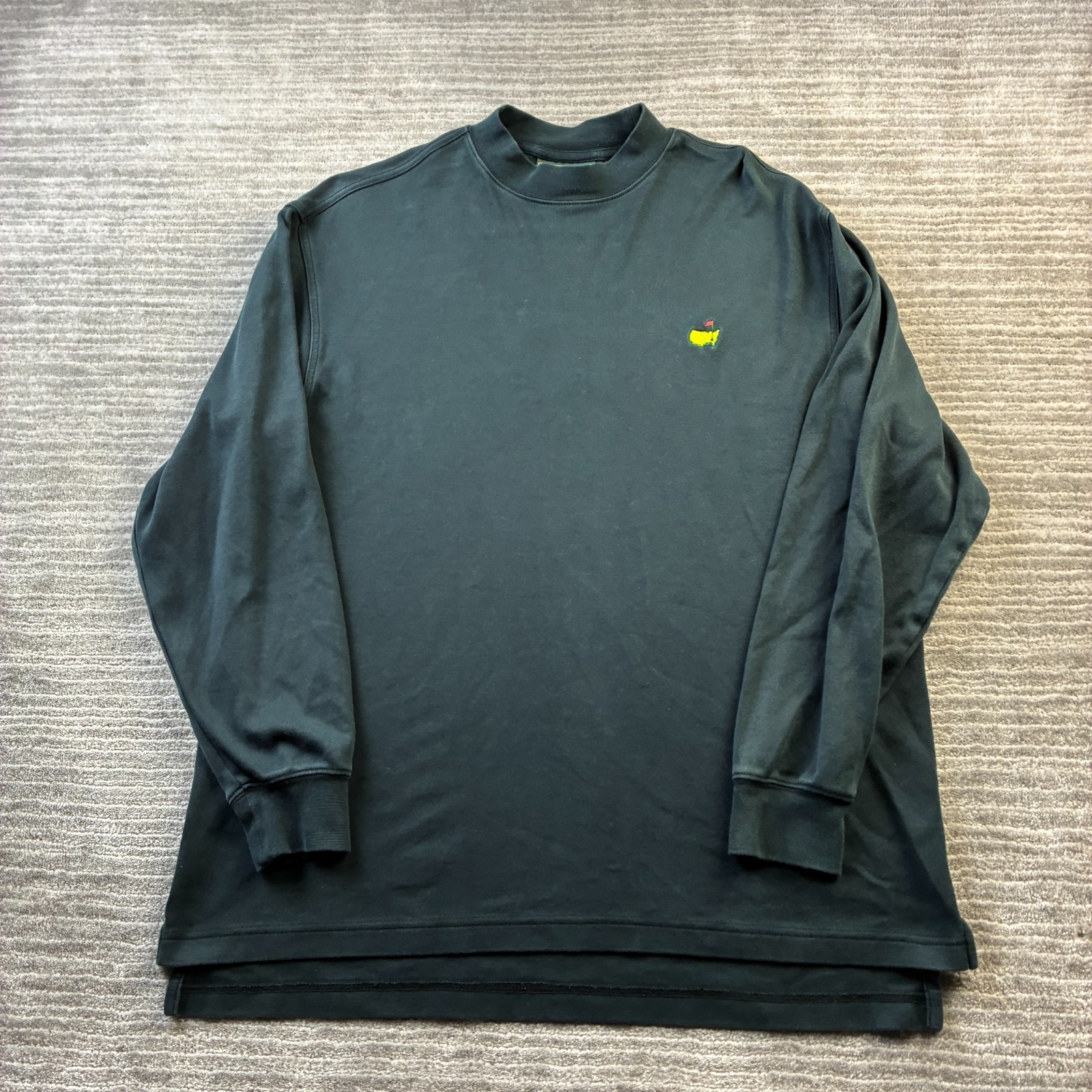 VINTAGE Masters Shirt Mens Large Green Augusta National Golf Mock Turtle Neck VINTAGE Masters Shirt Mens Large Green Augusta National Golf Mock Turtle Neck