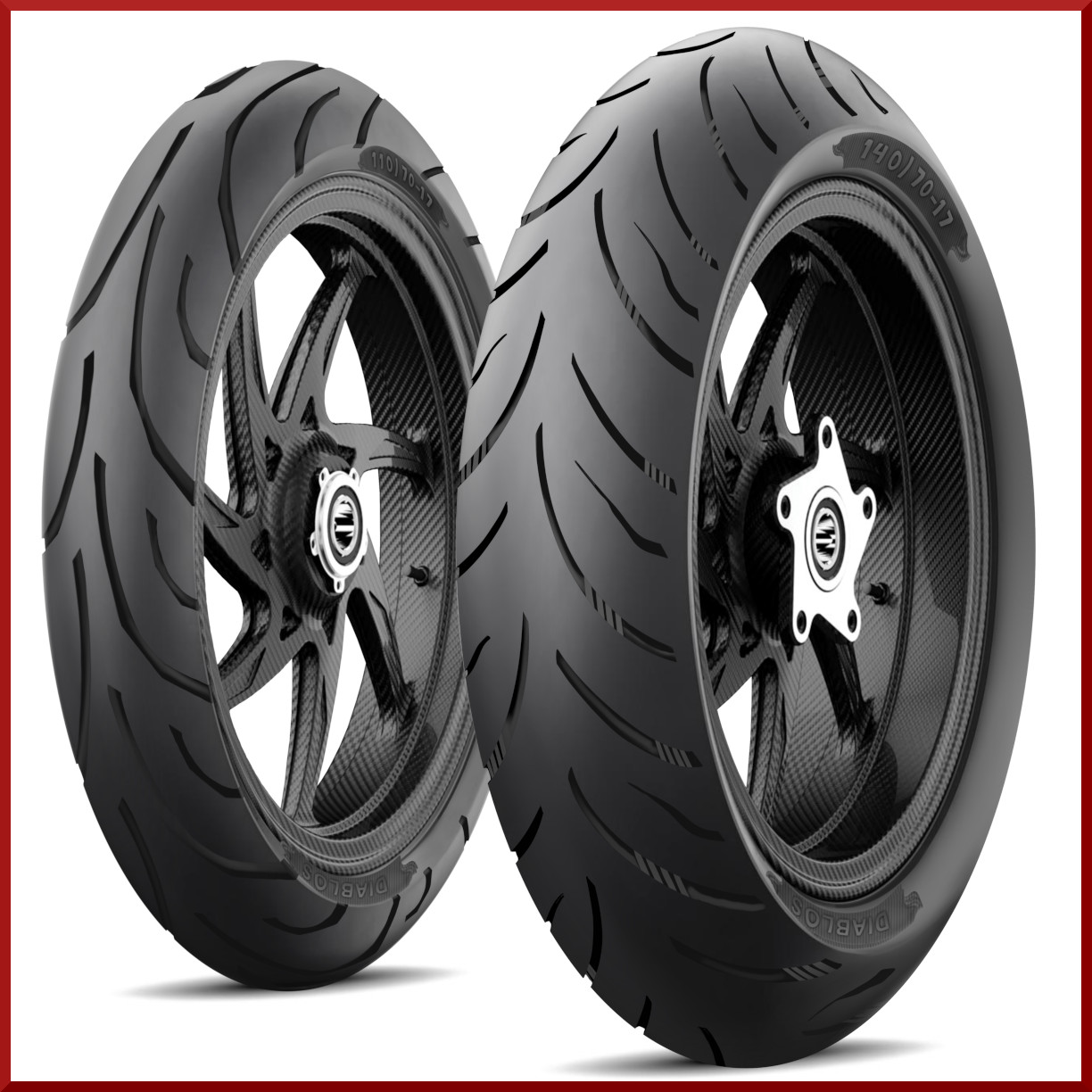 Roadmax 140/70-17 + 110/70-17  (75H) Motorcycle Tire SET (1Front + 1Rear) NEW