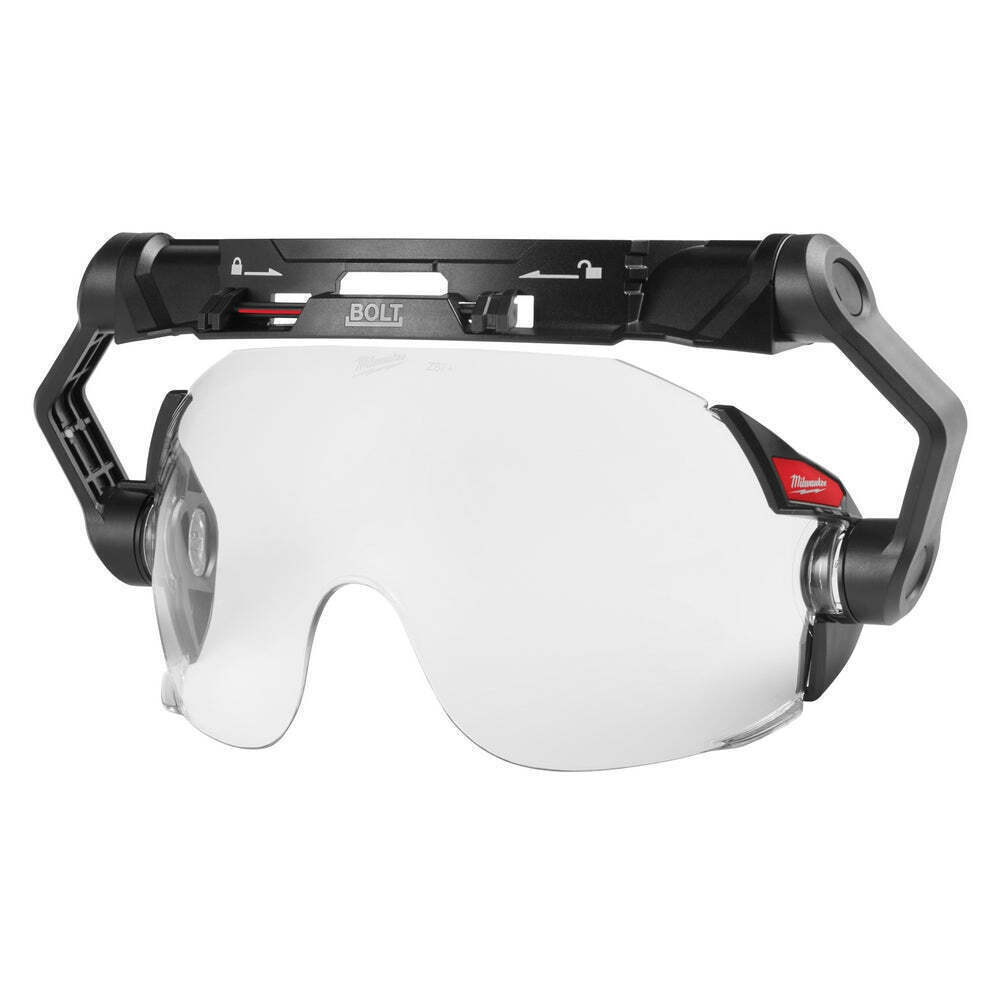 Milwaukee Tool 48-73-1410 Bolt Eye Visor - Clear Dual Coat Lens Milwaukee Tool 48-73-1410 Bolt Eye Visor - Clear Dual Coat Lens