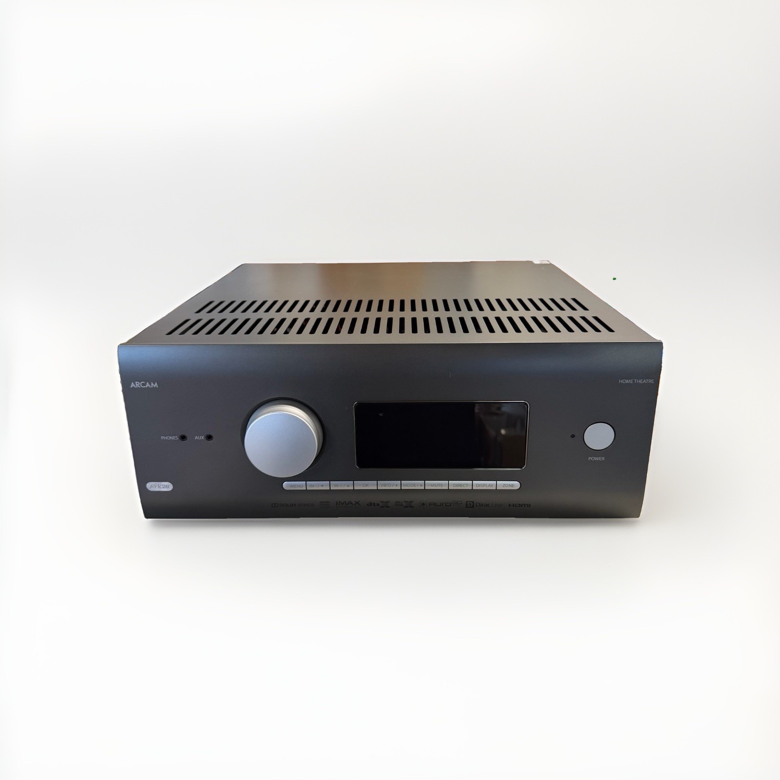 Arcam - AVR20 770W 9.1.6-Ch. With Google Cast 4K Ultra HD HDR Compatible A/V Arcam - AVR20 770W 9.1.6-Ch. With Google Cast 4K Ultra HD HDR Compatible A/V