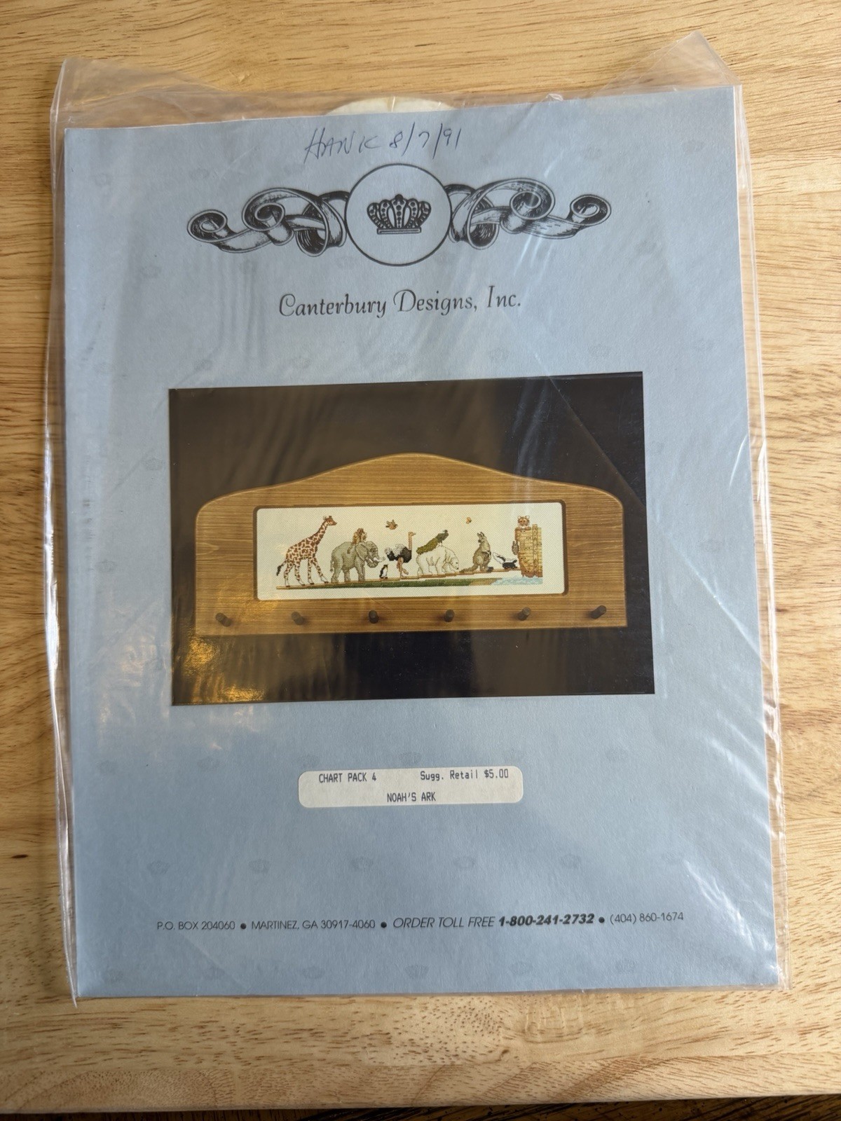 VTG 1991 Cross Stitch Pattern, Canterbury Designs, Inc “Noah’s Ark” VTG 1991 Cross Stitch Pattern, Canterbury Designs, Inc “Noah’s Ark”