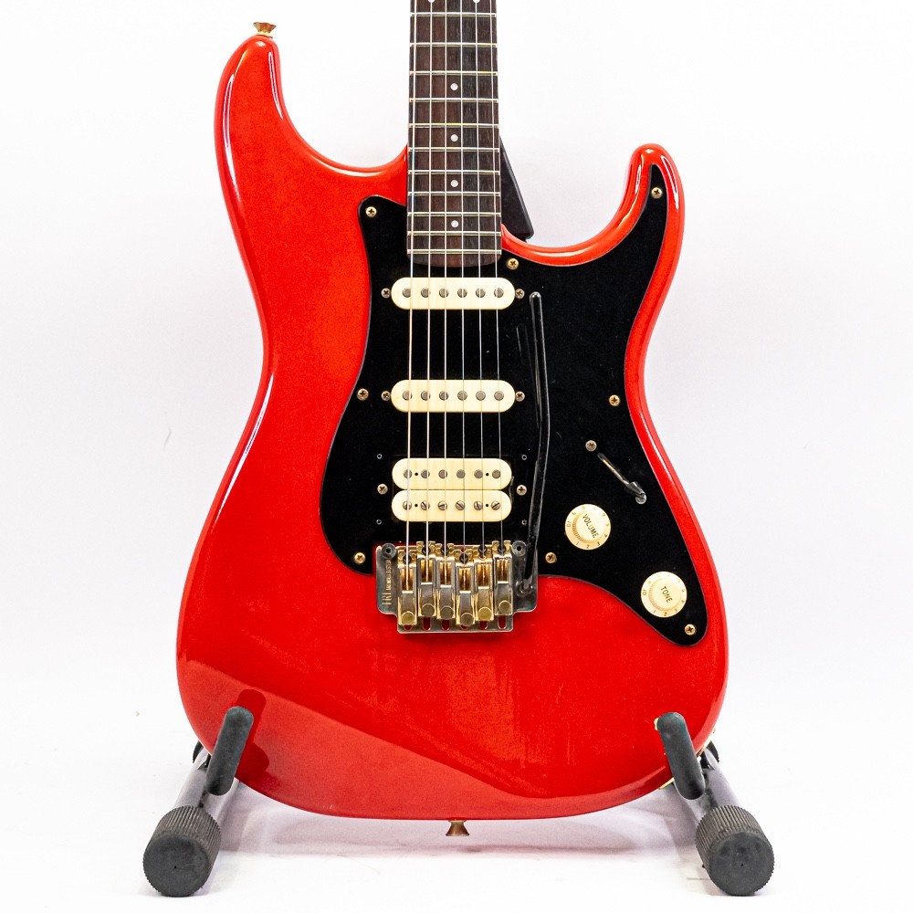 Fernandes The Function Stratocaster-Style Guitar – Red – HSS – Gigbag