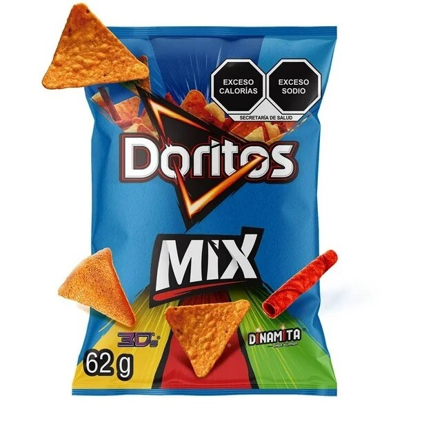 5X DORITOS MIX - SABRITAS MEXICANAS (5 Paquetes de 62g c/u) 5X DORITOS MIX - SABRITAS MEXICANAS (5 Paquetes de 62g c/u)