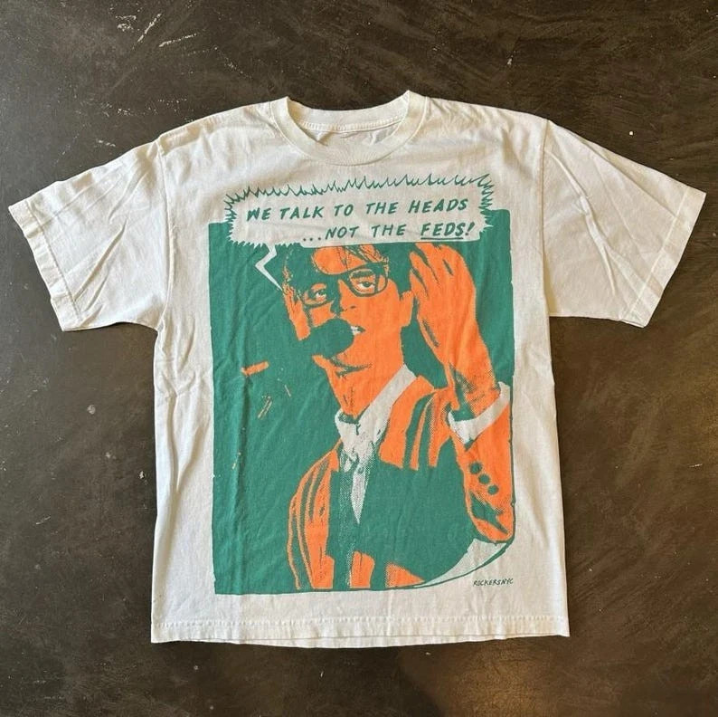 Talking Heads T-Shirt 90s Remake Design Short Sleeve tee Classic