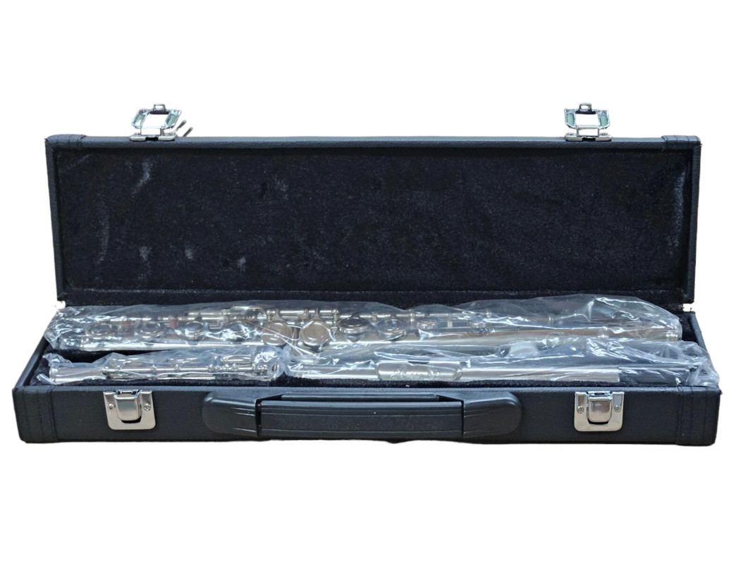 FLUTE-BANKRUPTCY SALE-NEW C STUDENT/INTERMEDIATE/PRO SILVER CONCERT BAND FLUTES