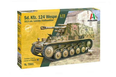 Italeri 557061 1/72 Sd.Kfz. 124 Wespe 10.5cm Leichte Feldhaubitze