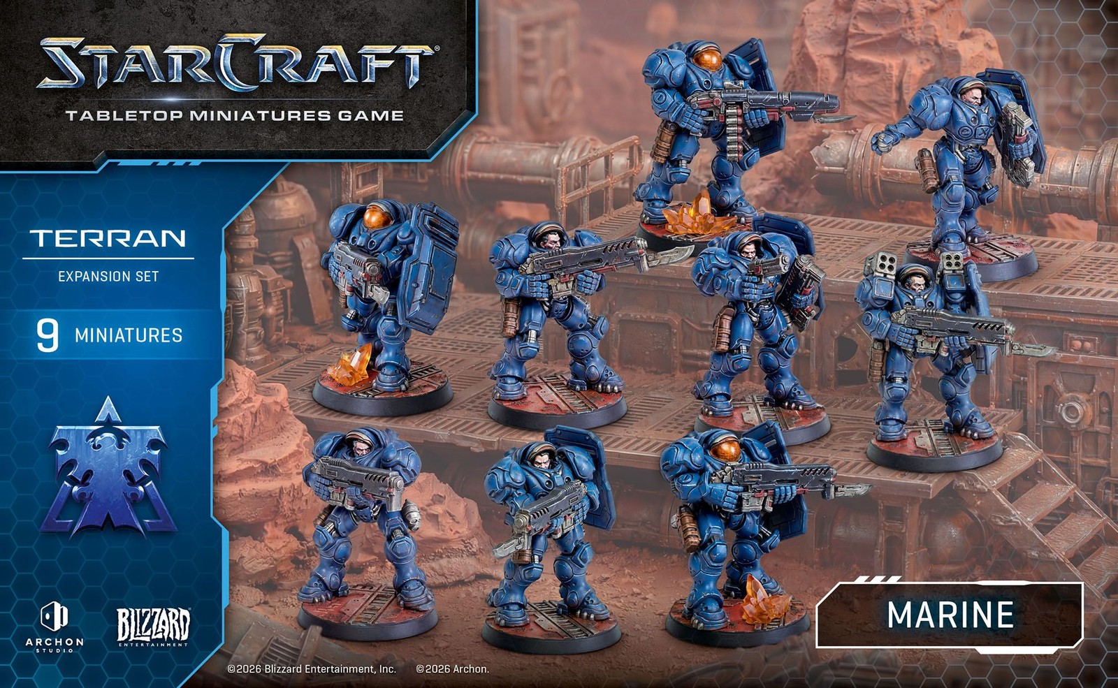 StarCraft Miniatures Game TMG Terran Marine