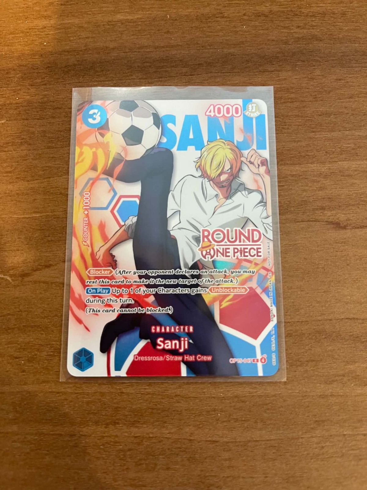 Sanji OP15-047 (Round 1 Promo Card) - English