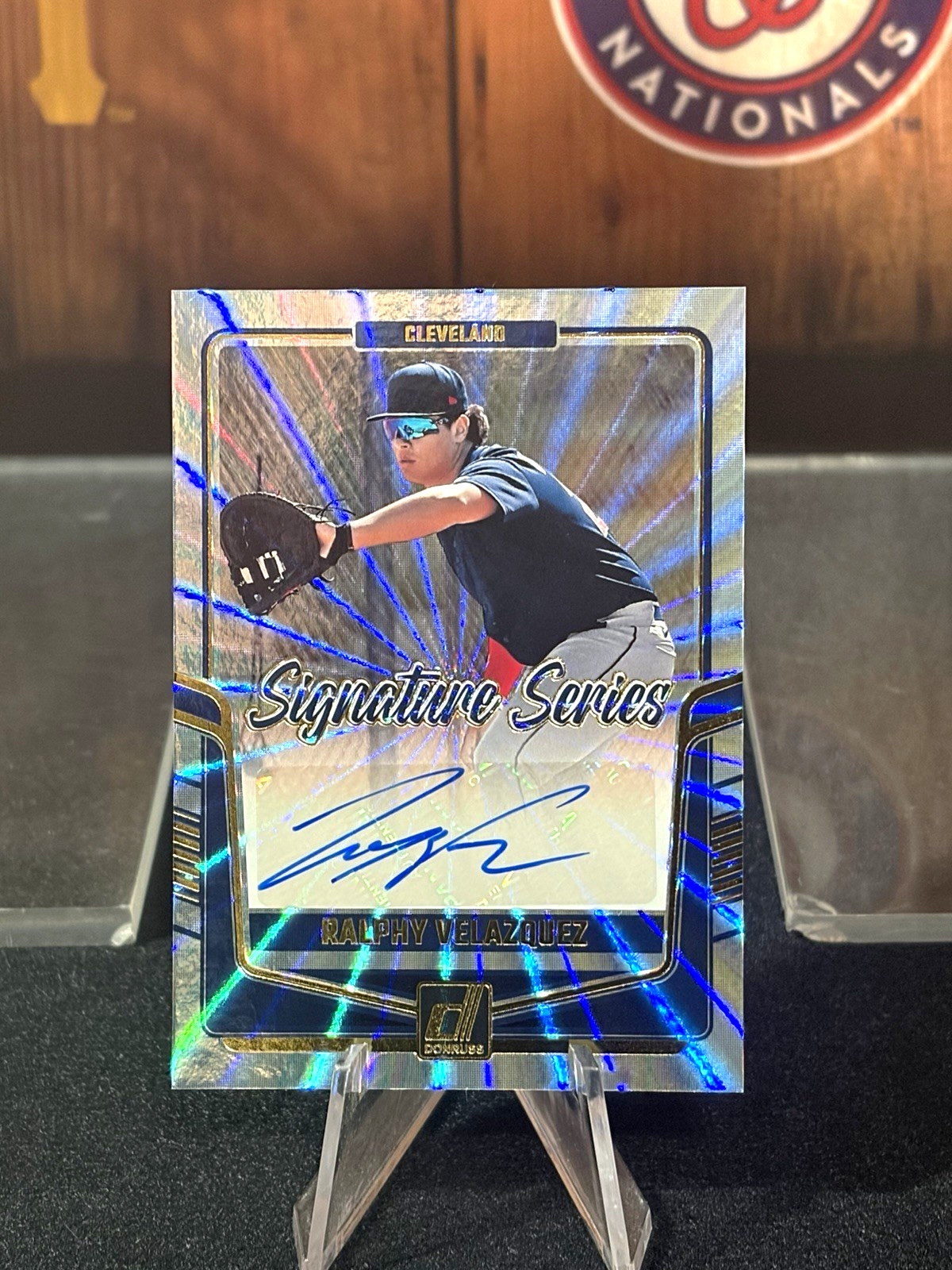 Ralphy Velazquez 2024 Donruss Signature Series RC Laser Auto SS-RV Ralphy Velazquez 2024 Donruss Signature Series RC Laser Auto SS-RV