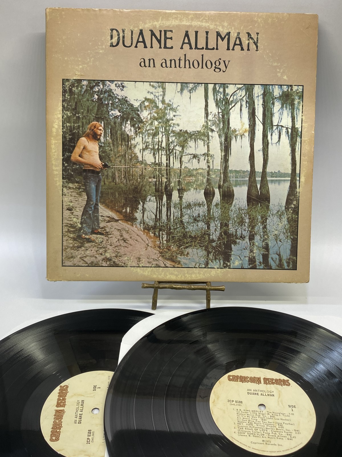 Duane Allman An Anthology Capricorn 2CP 0108 2LP Vintage Vinyl Record Duane Allman An Anthology Capricorn 2CP 0108 2LP Vintage Vinyl Record