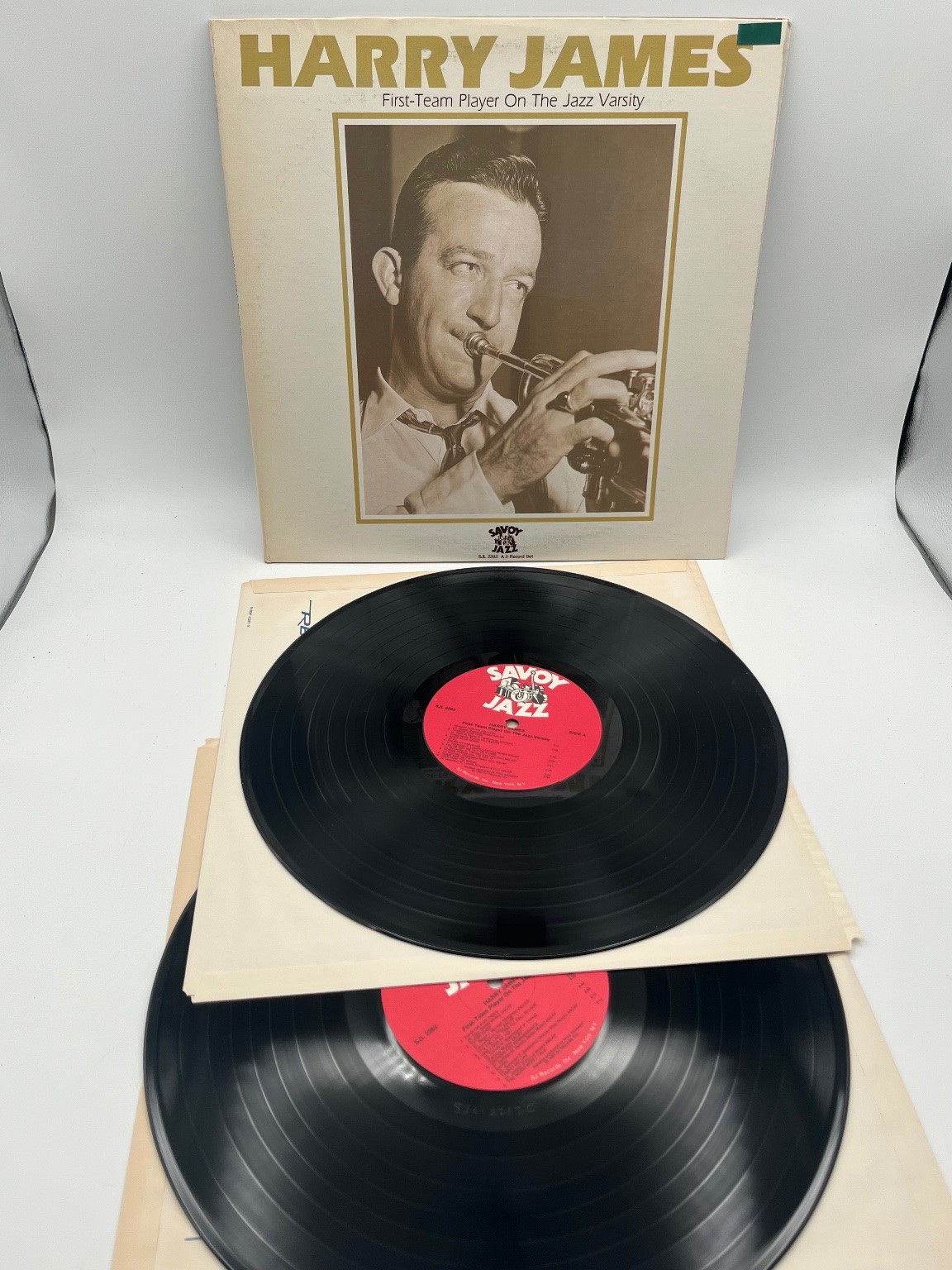 Harry James - First-Team Player On The Jazz Varsity 2LP Record 1987 Savoy Jazz