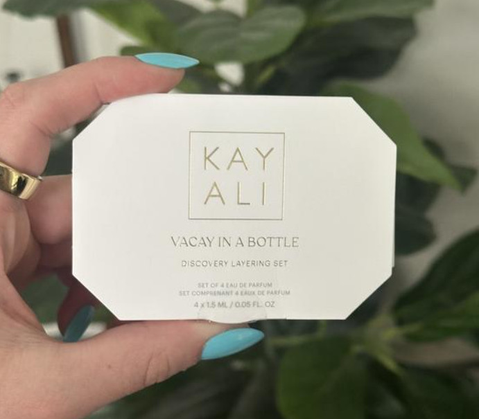 100% Authentic KAYALI  Vacay in a Bottle Discovery Fragrance Set,4x0.05oz/1.5mL