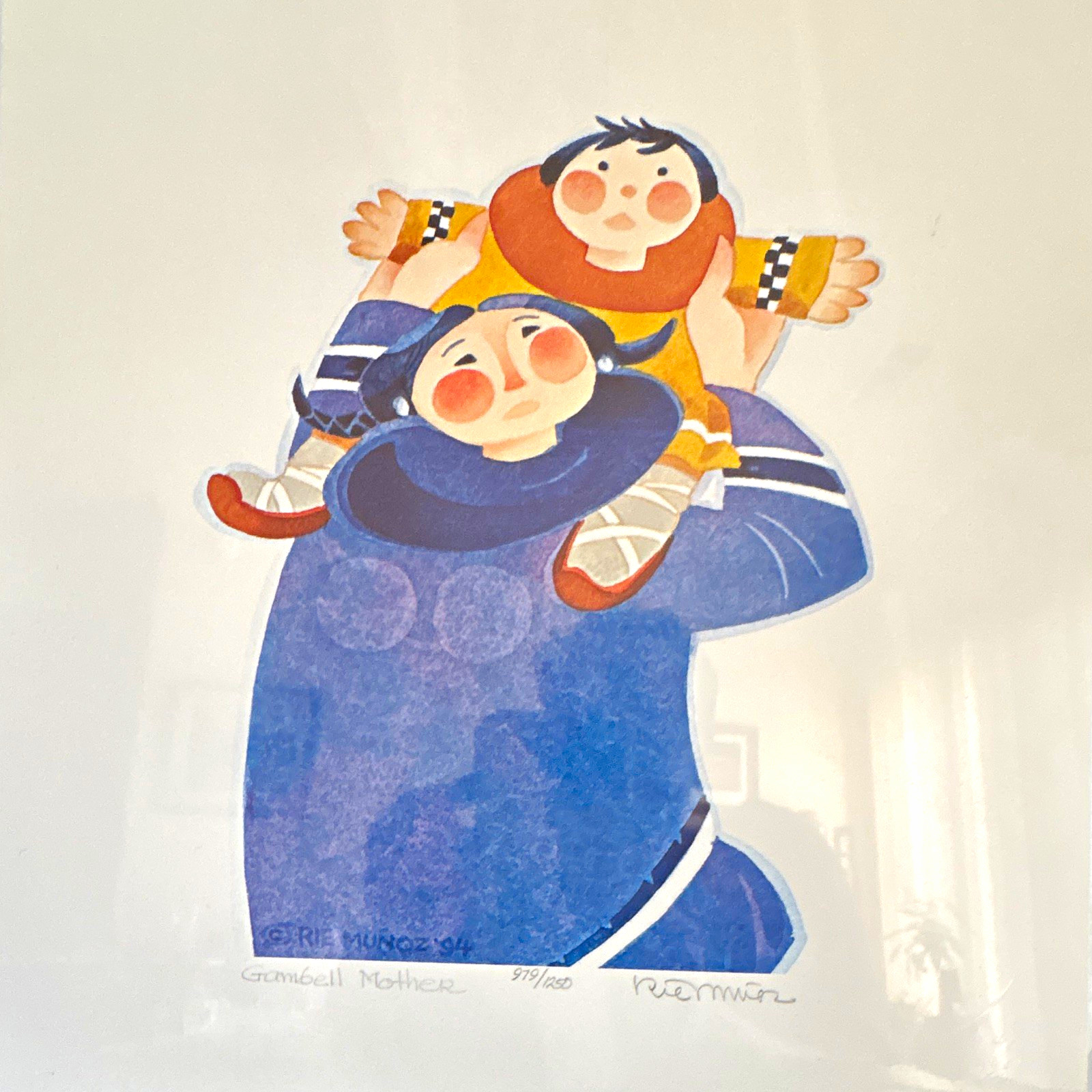 Rie Munoz Gambell Mother 1994 Signed Numbered Limited Edition Print Portrait