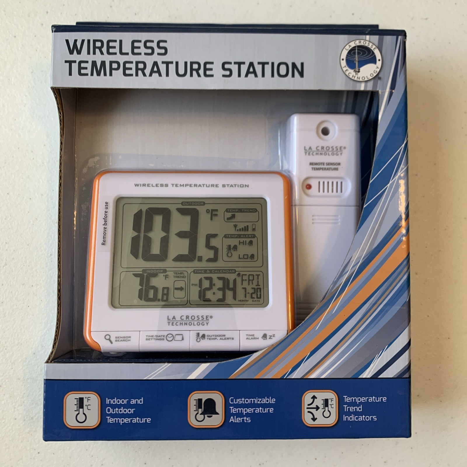 New La Crosse 308-1790R Wireless Temperature Station Indoor/Outdoor Temp New La Crosse 308-1790R Wireless Temperature Station Indoor/Outdoor Temp
