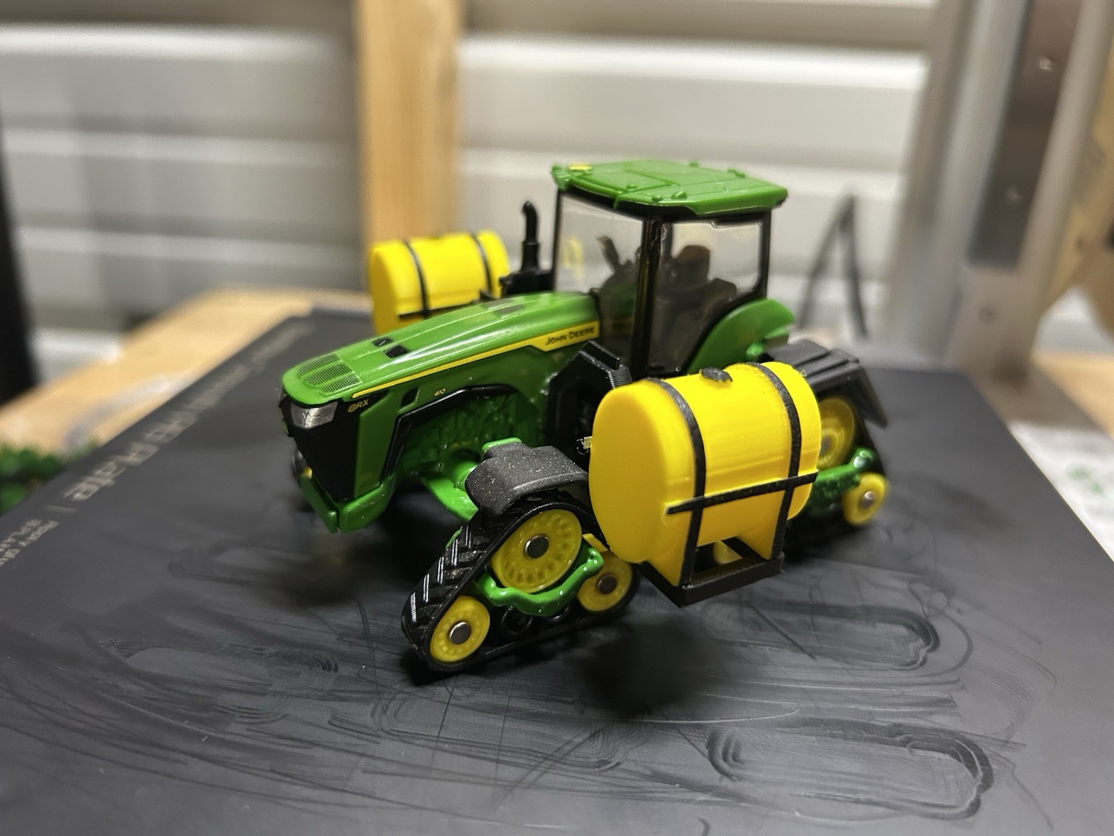 Custom Ertl 1/64 John Deere 8rx410 With Saddle Tanks And Quick Hitch
