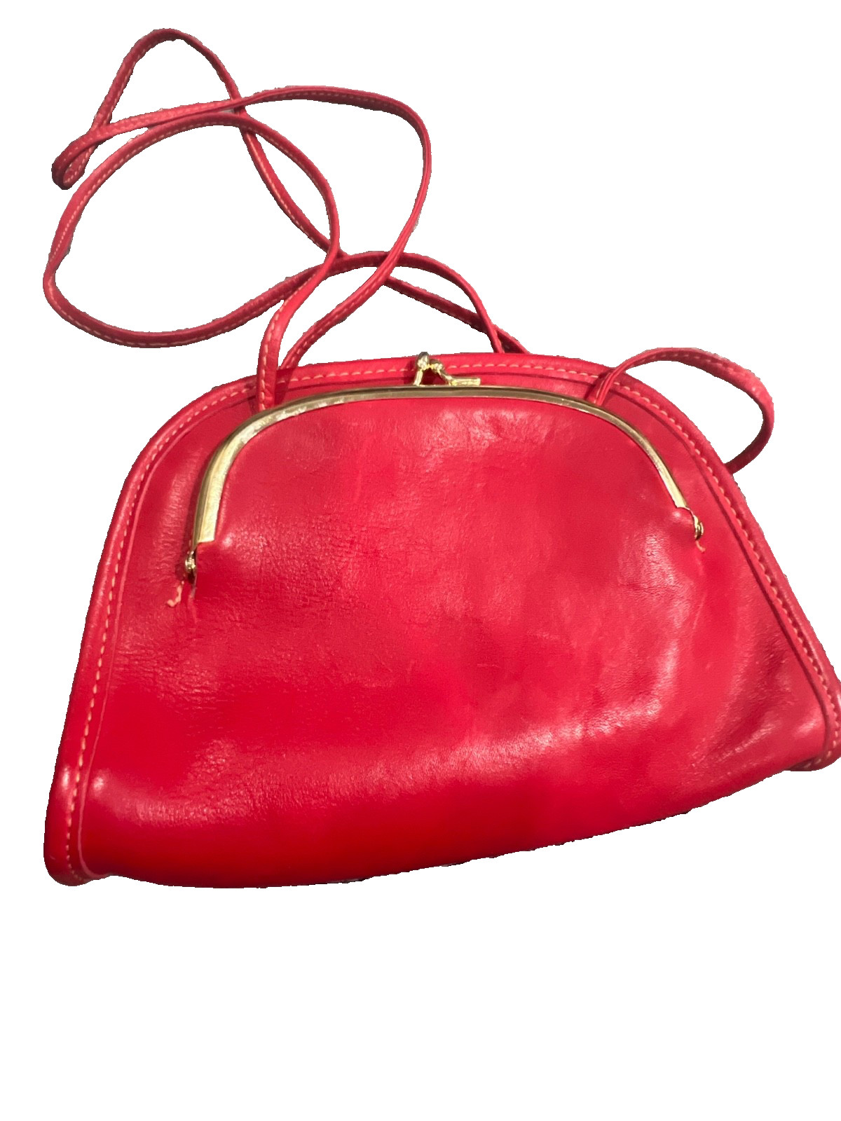 authentic 1975 vintage Bonnie Cashin for Meyers double-sided kisslock handbag in