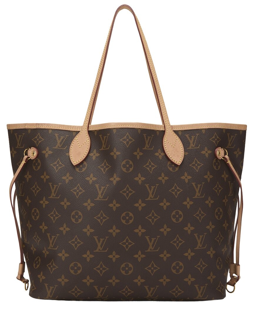 Louis Vuitton Brown Monogram Canvas Neverfull Mm (Authentic Pre-Loved) Women\'s Louis Vuitton Brown Monogram Canvas Neverfull Mm (Authentic Pre-Loved) Women\'s