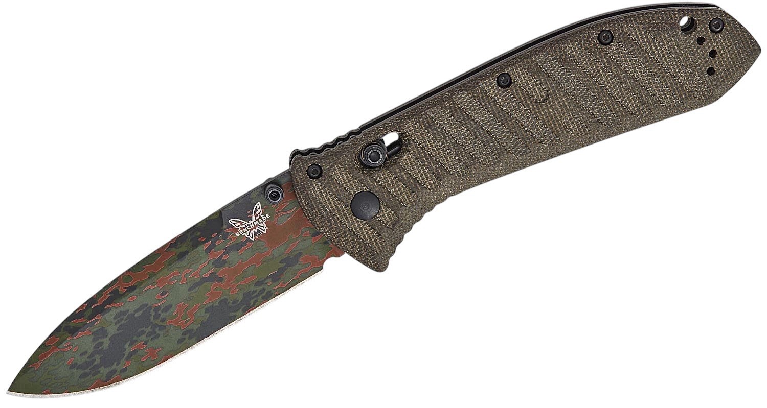 Benchmade SHOT Show 2026 Presidio II 570CAMO-2601 Milled Green Micarta Camo S30V