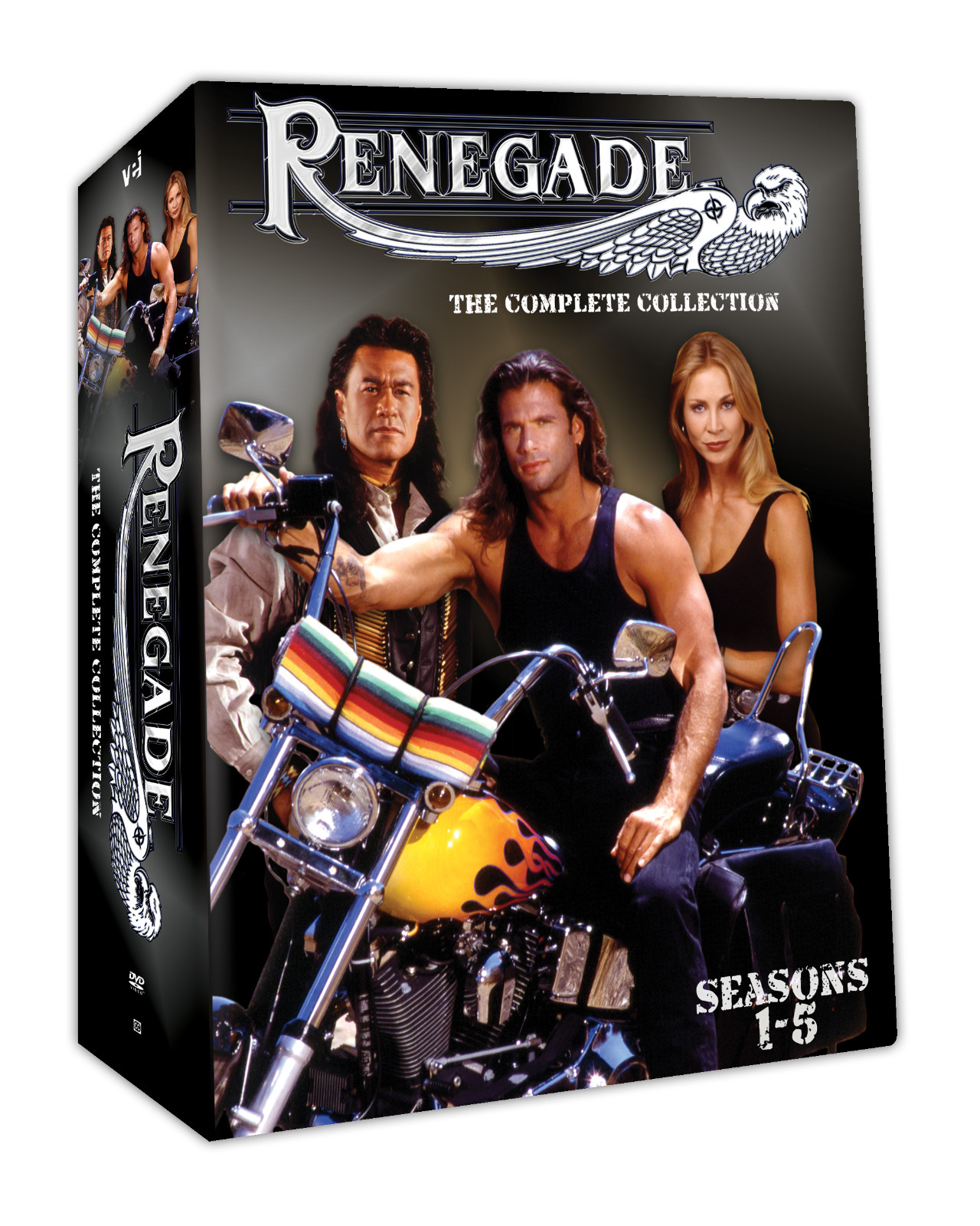 Renegade- The Complete Series includes all 5 Season\'s