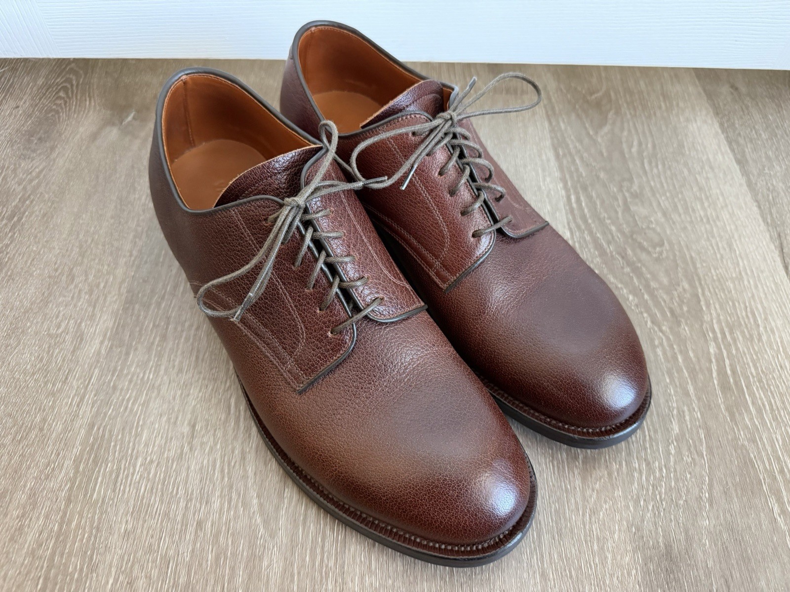 Viberg Navvy Cut Shoe, C.F. Stead Snuff Tanganiyka, Size 10.5 on Cantilever Last Viberg Navvy Cut Shoe, C.F. Stead Snuff Tanganiyka, Size 10.5 on Cantilever Last