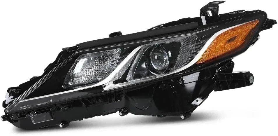  Headlight Assembly Left Driver Side Compatible with Toyota Camry LE SE 2018-22 