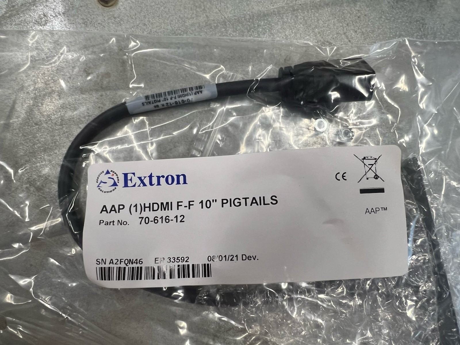 *Brand New* Extron 70-616-12 AAP 1 HDMI F to F on 10 *Brand New* Extron 70-616-12 AAP 1 HDMI F to F on 10