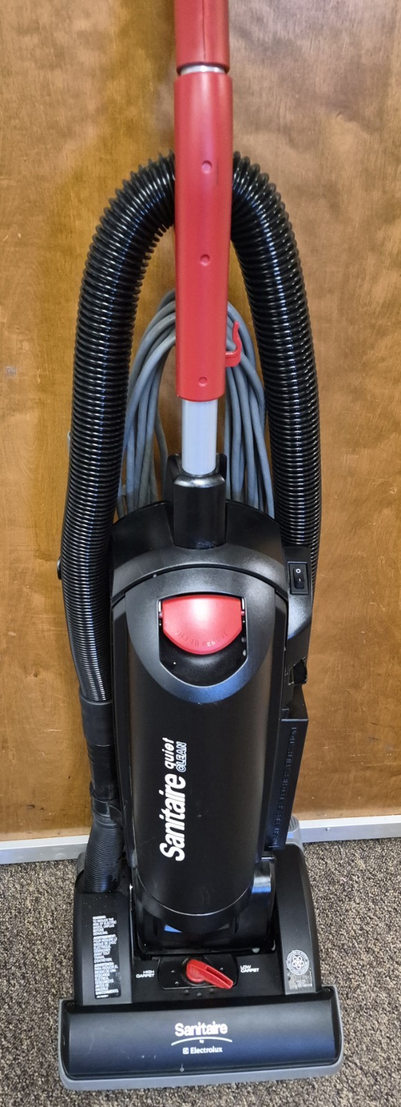 Sanitaire SC5713 QuietClean Cleaning Path Upright Vacuum HEPA Commercial 