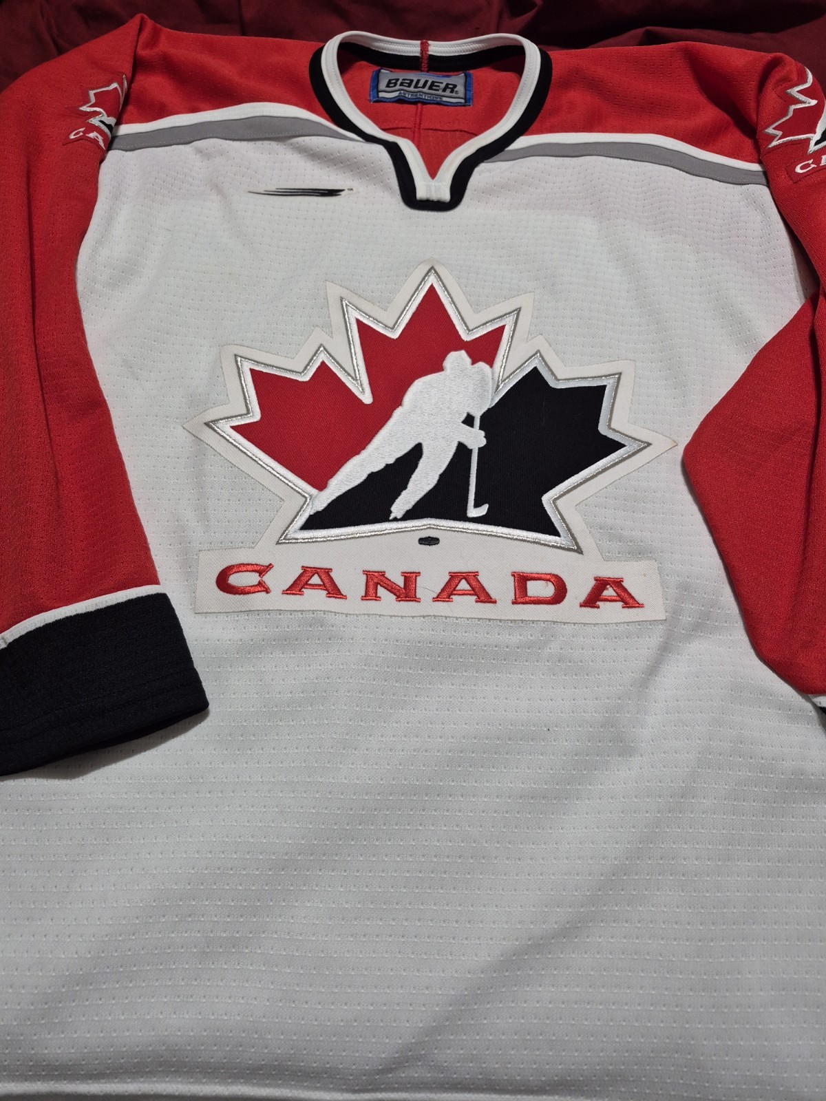Vintage Bauer Team Canada 90s Hockey Jersey Team Canada World Cup Olympics Vintage Bauer Team Canada 90s Hockey Jersey Team Canada World Cup Olympics