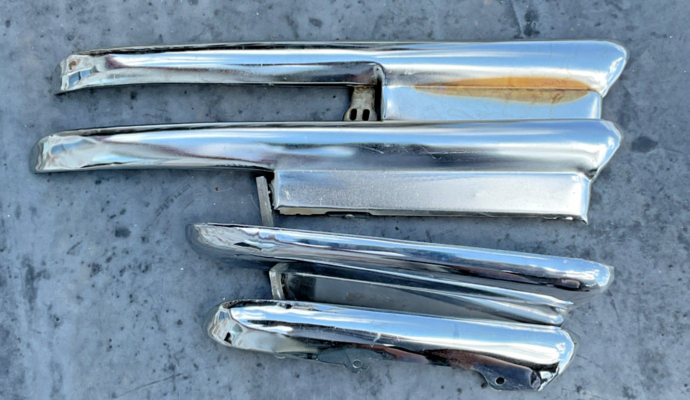 Vintage 1947 1948 READ Chevy GRILLE Assembly inserts Left hand Drivers NOS NORS