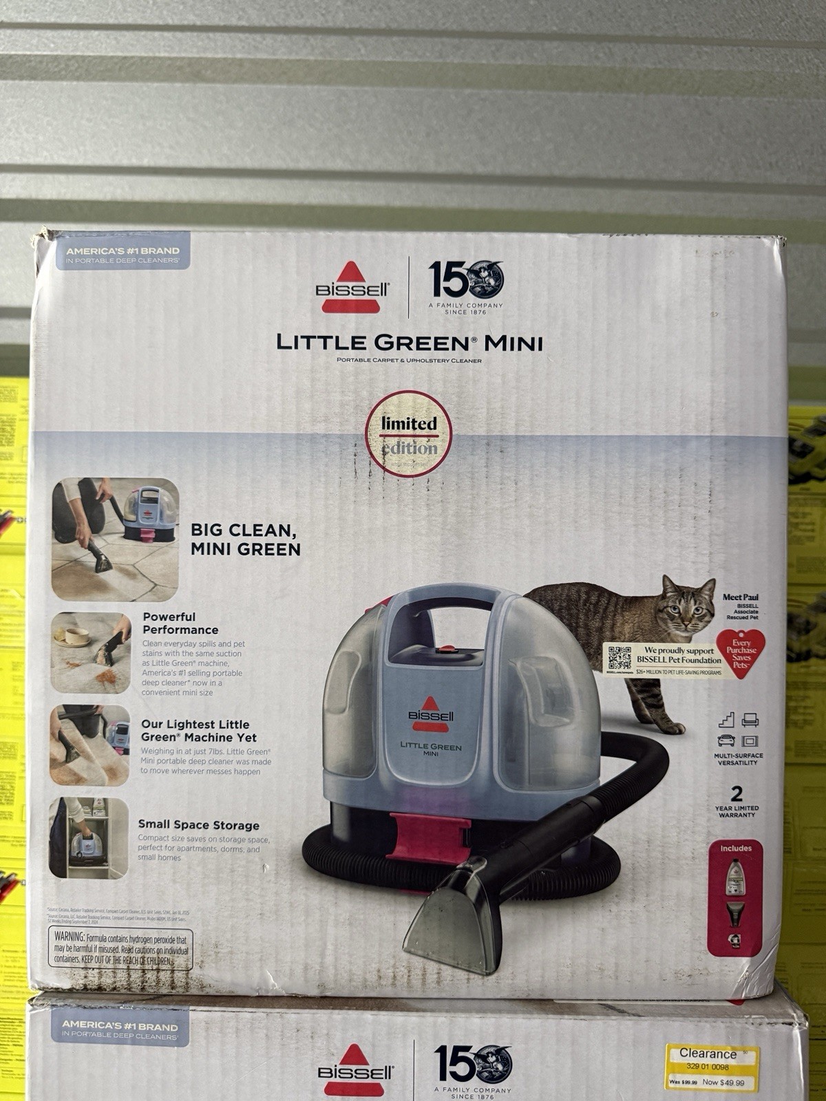 BISSELL Little Green Mini Corded Portable Carpet Cleaner 4064T - 4\
