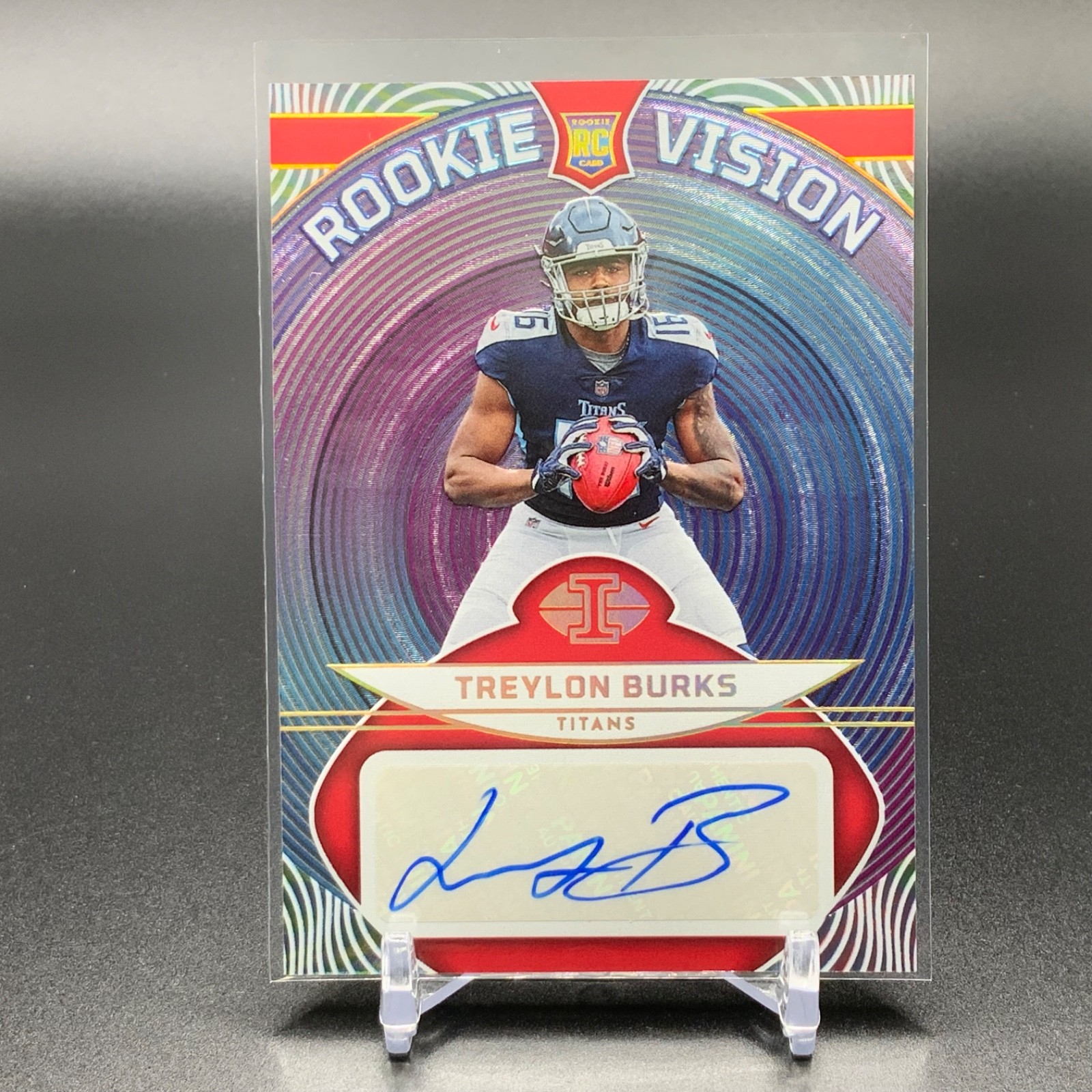 2022 Panini Illusions Treylon Burks Rookie Vision Auto /75 RC TTC7724
