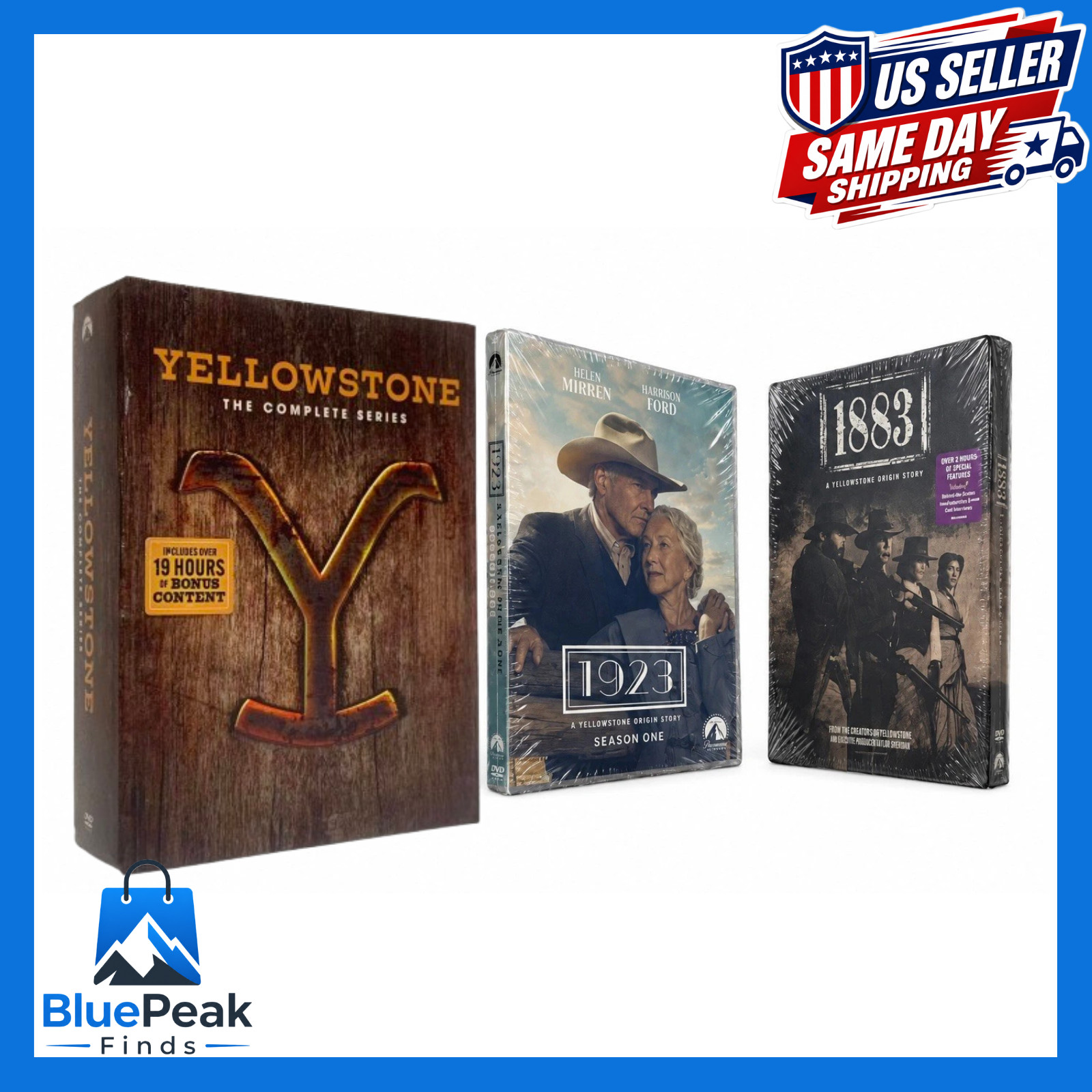 Yellowstone Complete Series Seasons 1-5 Part 1&2 + 1883 and 1923 Origin Story
