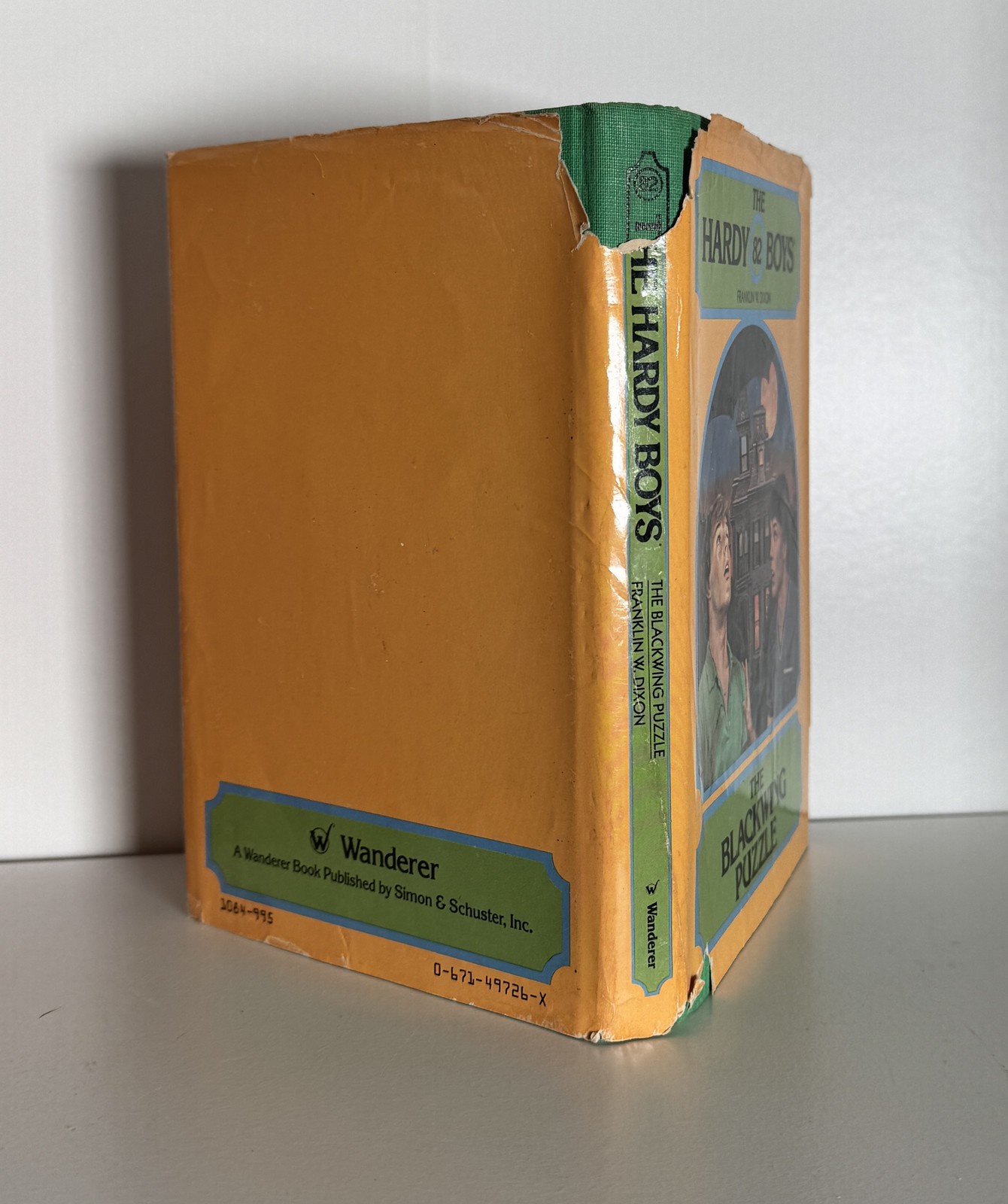 Hardy Boys #82 THE BLACKWING PUZZLE HB/Dj Wanderer 1st Printing