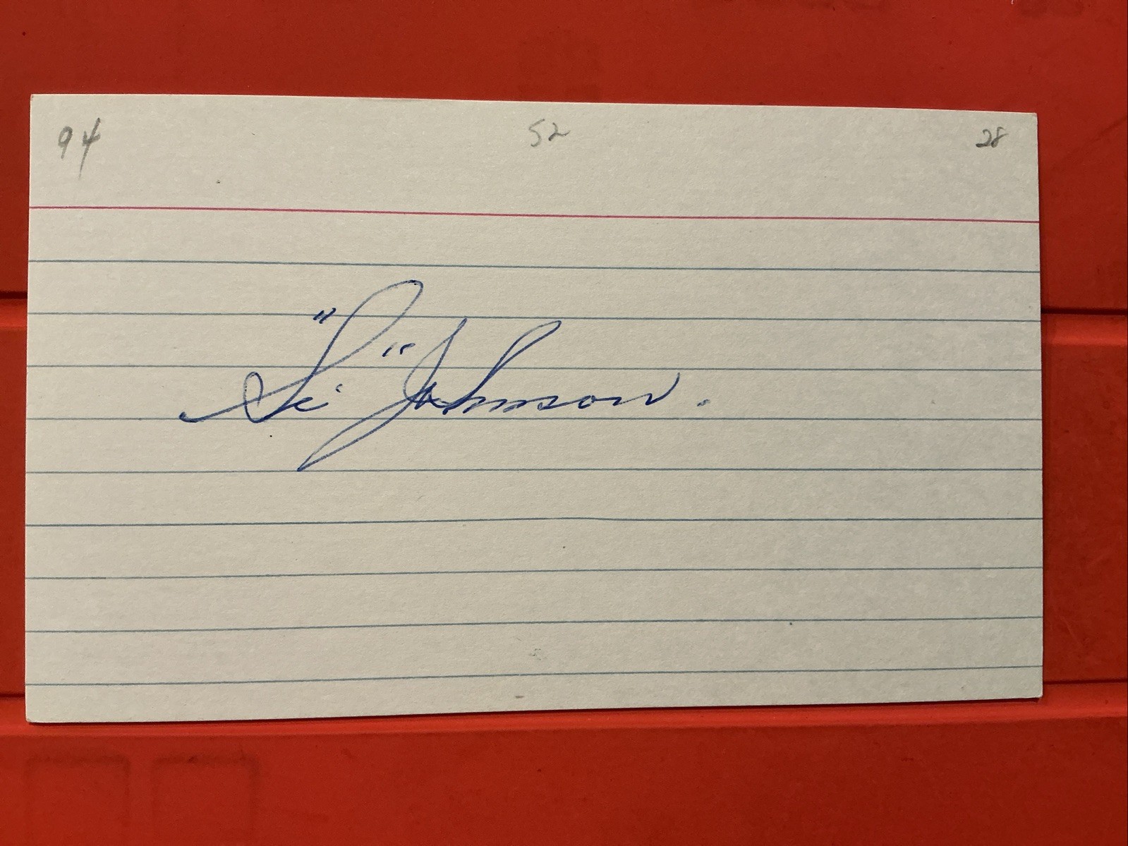 Si Johnson🔥🔥🔥🔥MLB Debut: 1928 Cincinnati Reds 🔥🔥🔥🔥🔥Autograph🧢