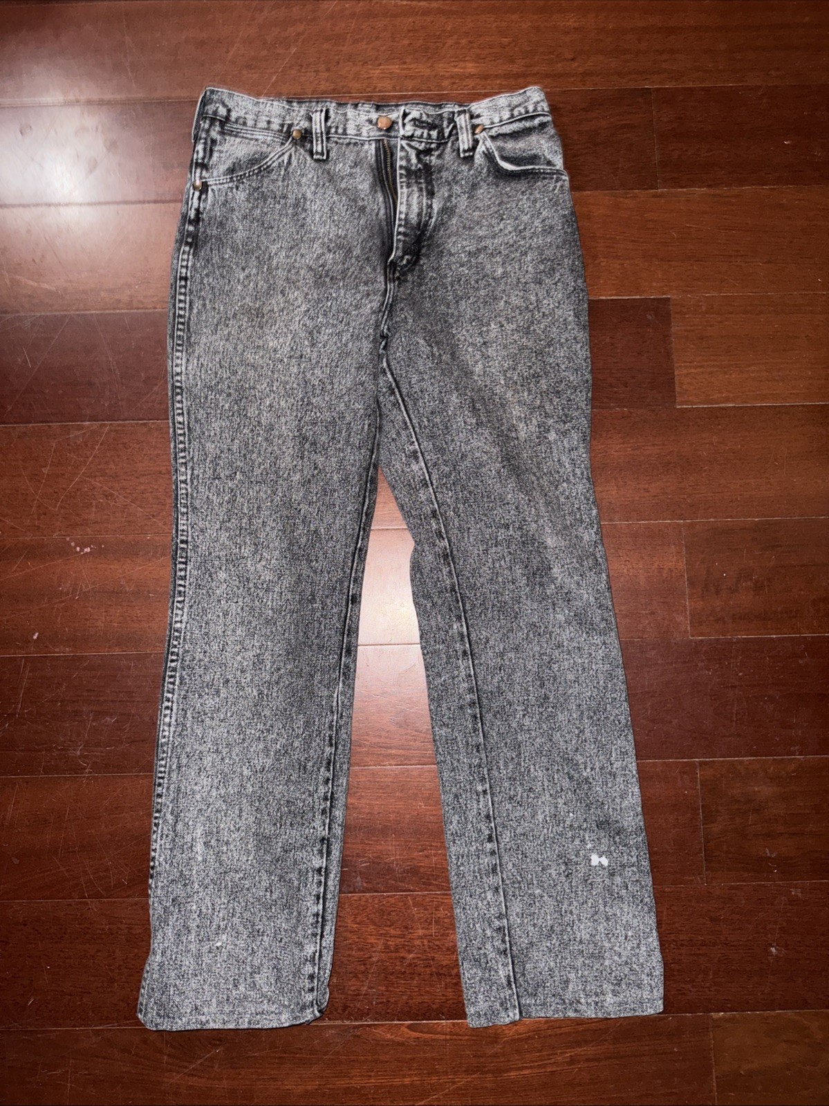 Vintage USA Wrangler Acid Wash Western Jeans Men’s Denim Pants 32x30 1980s