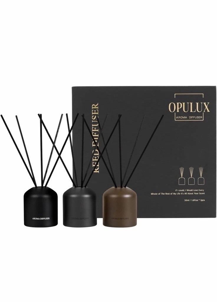 Luxury Reed Diffuser Gift Set 3 Pack Air Freshener Home Fragrance