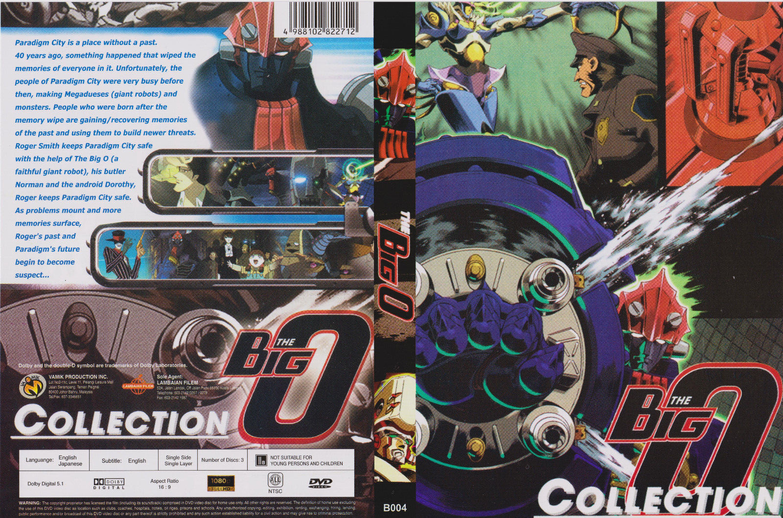 The Big O (TV) Complete Series Collection 1-26 Original 2001 UNCUT Version (DVD The Big O (TV) Complete Series Collection 1-26 Original 2001 UNCUT Version (DVD
