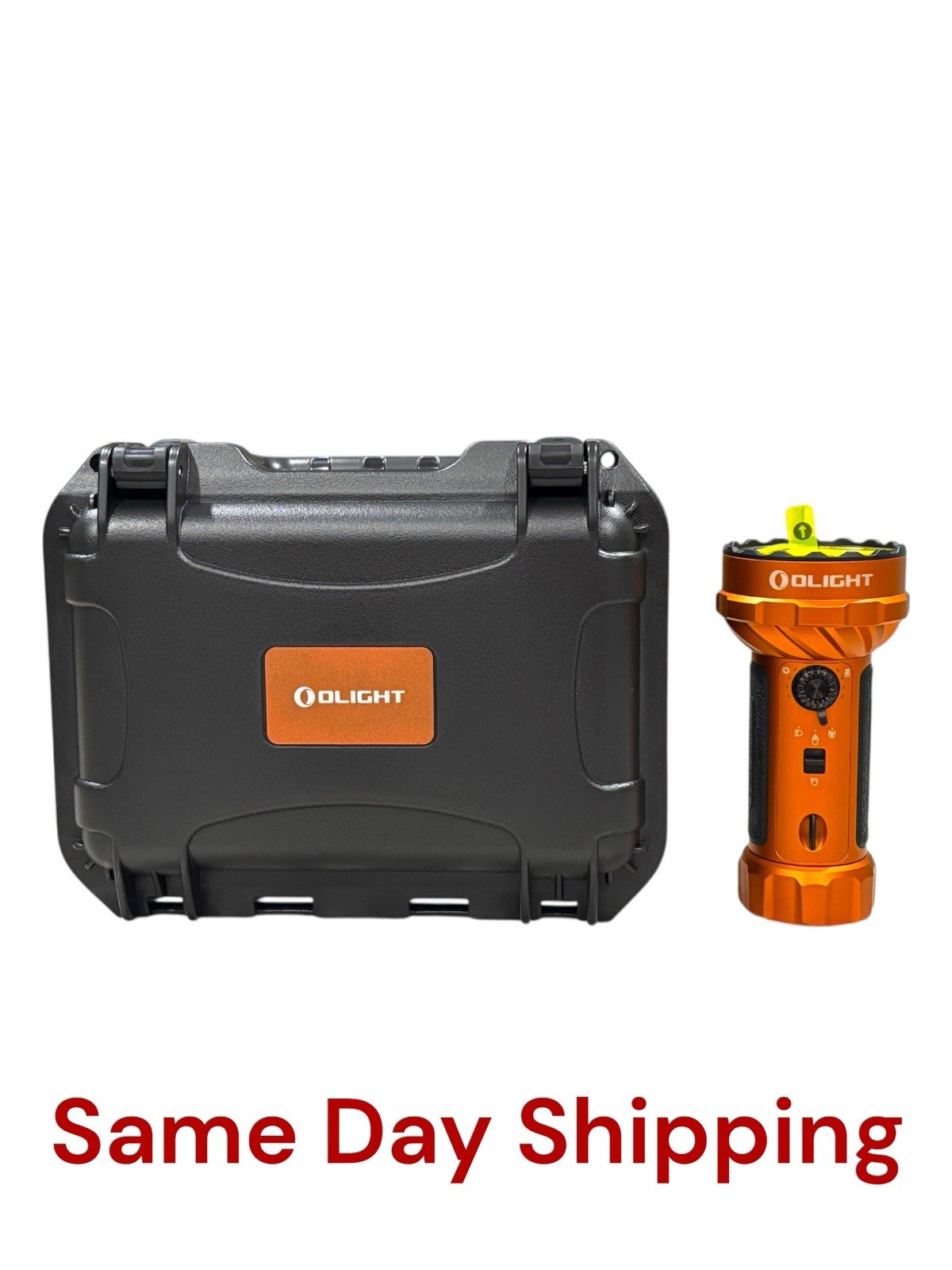 Olight Marauder Mini 2 Orange 10000 Lumens 750 Meters Flashlight With Case