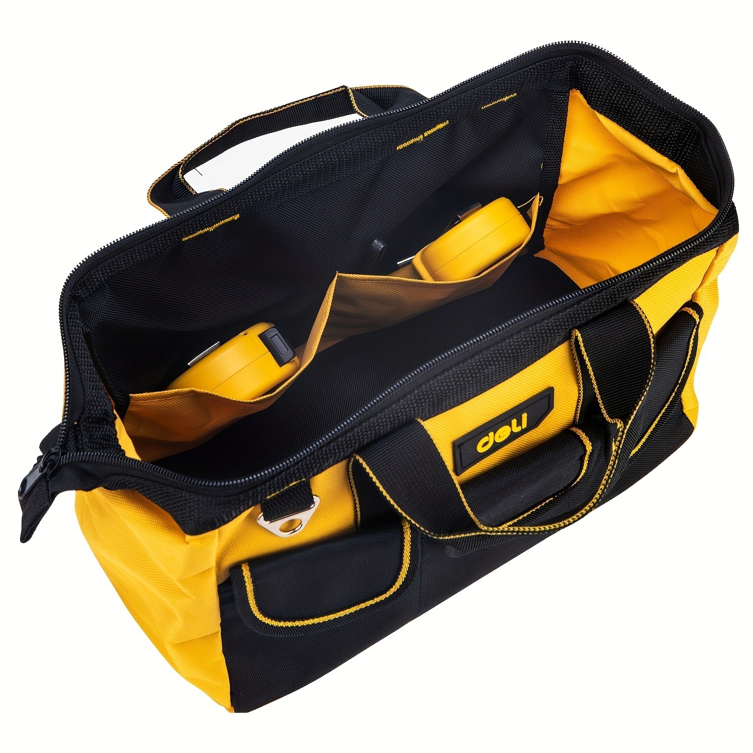 13 Inch Heavy Duty Contractor Tool Bag with 15 Pockets and Adjustable Strap 13 Inch Heavy Duty Contractor Tool Bag with 15 Pockets and Adjustable Strap