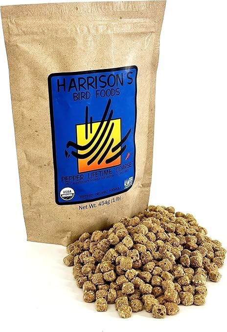 Harrison's Bird Foods Pepper Lifetime Coarse Certified Organic Non GMO Formula 1