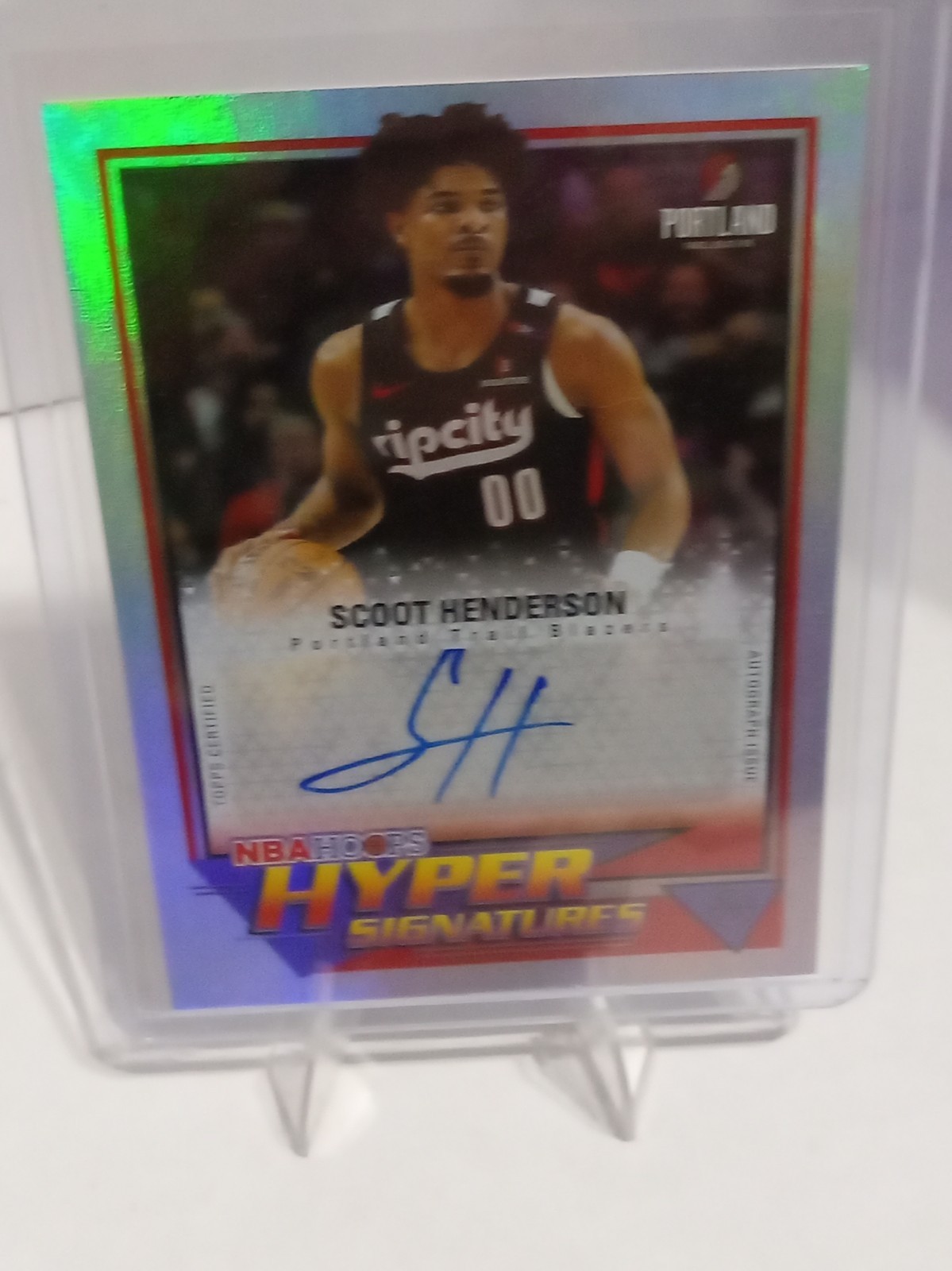2025-26 Topps Nba Hoops - Hoops Hyper Signatures Scoot Henderson #HHS-SH (AU) 2025-26 Topps Nba Hoops - Hoops Hyper Signatures Scoot Henderson #HHS-SH (AU)