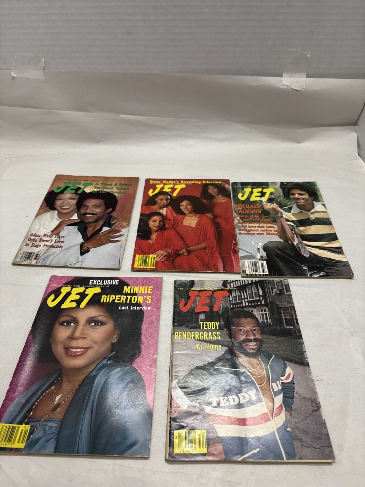 1979 JET Magazine August Lot 5 Michael Jackson Minnie Riperton Teddy Pendergrass