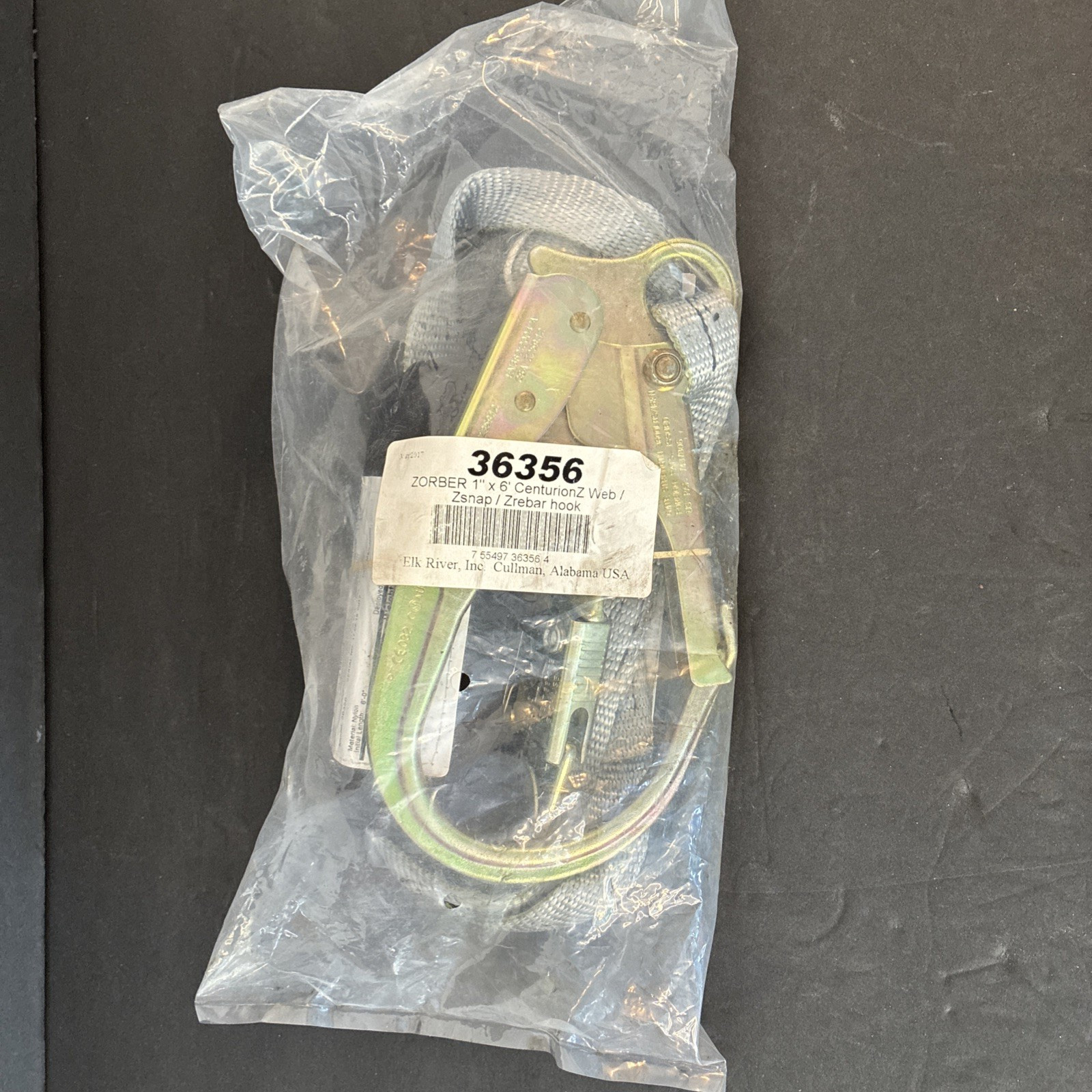 Elk River Zorber Energy Absorbing Y Lanyard Safety 6 Foot Straps 900lbs NEW Elk River Zorber Energy Absorbing Y Lanyard Safety 6 Foot Straps 900lbs NEW
